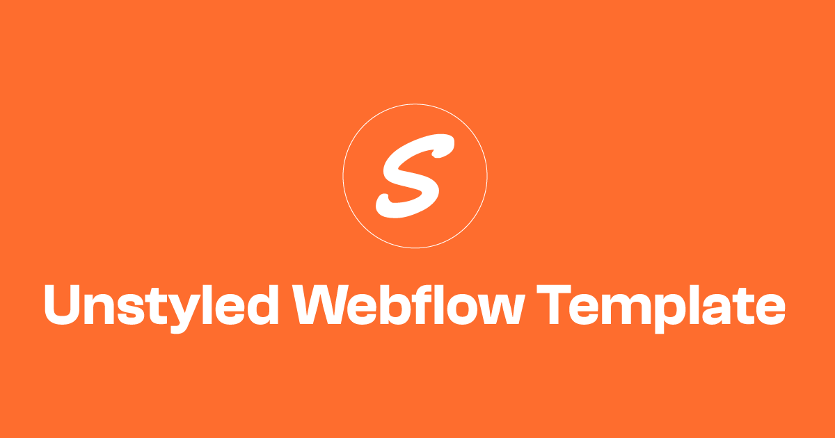Smootify Unstyled Webflow Template