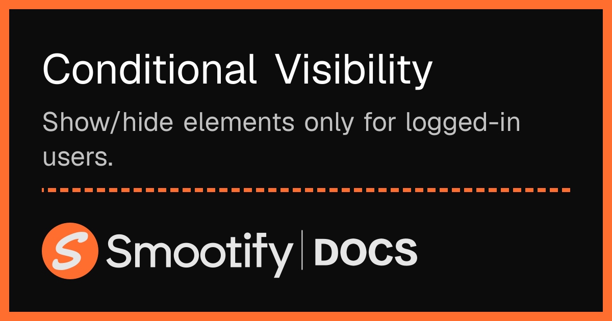 Conditional Visibility