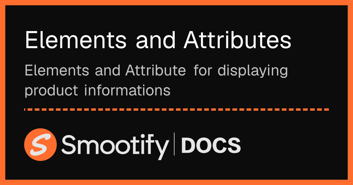Elements and Attributes