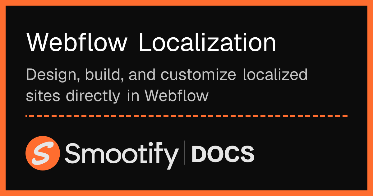 Webflow Localization